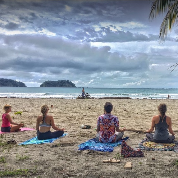 free beach yoga